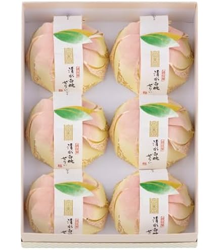 Amazon.co.jp: 吉宗 源吉兆庵 桃泉果3個入[木箱入り]ギフト 手土産 父